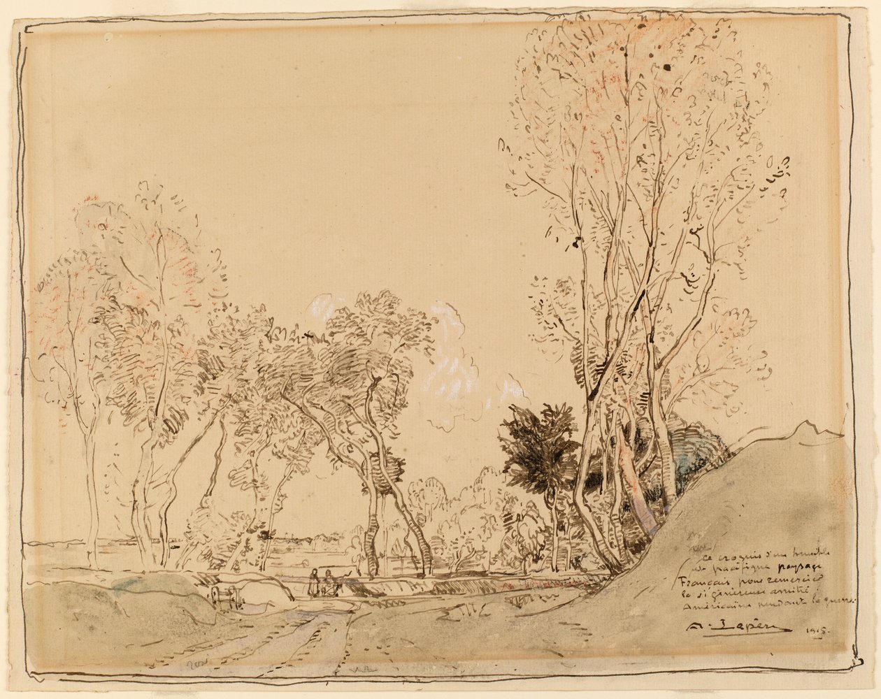Landschaft von Auguste Louis Lepère