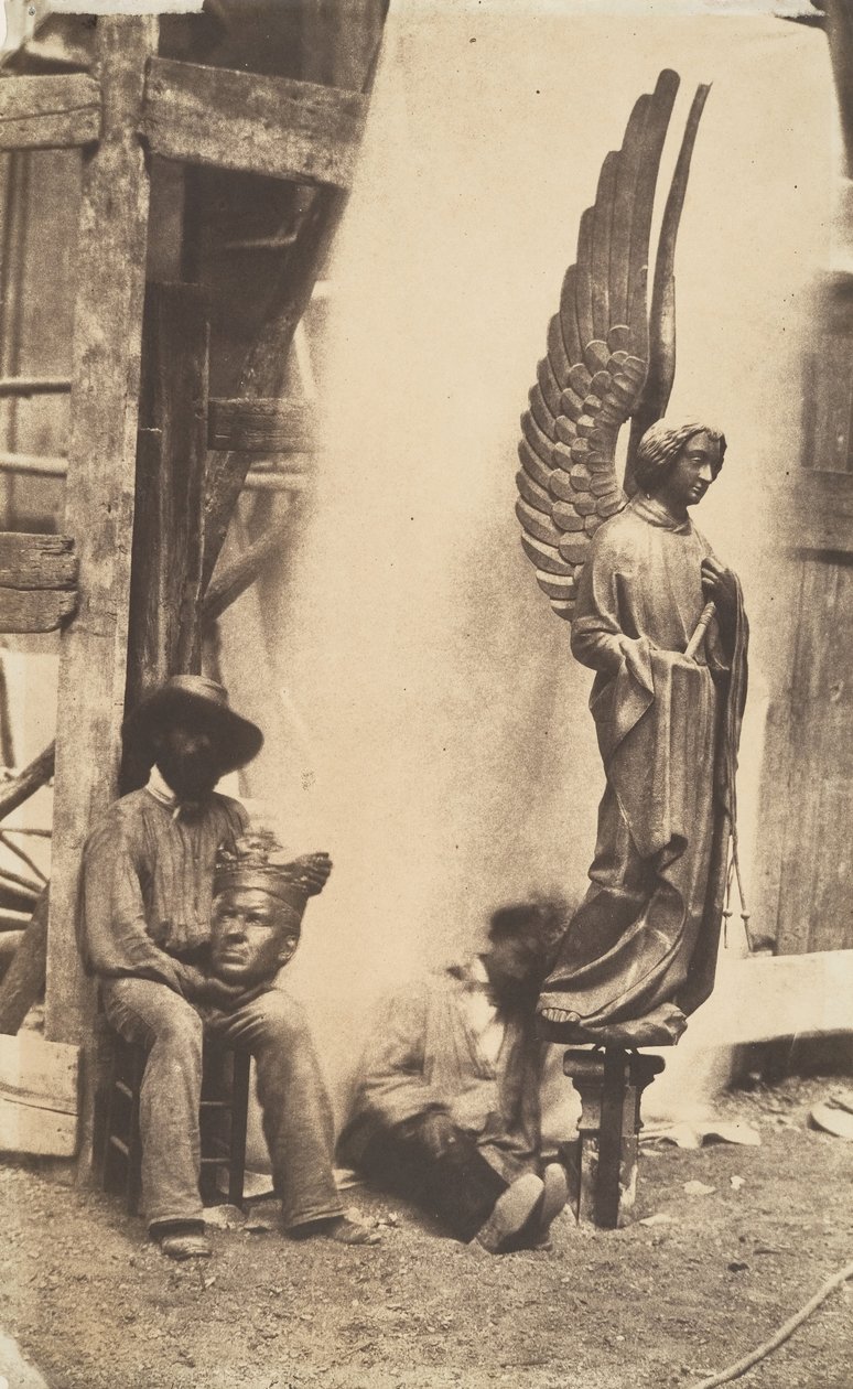 Engel der Passion, Sainte-Chapelle, Paris, 1853-1854 von Auguste Mestral
