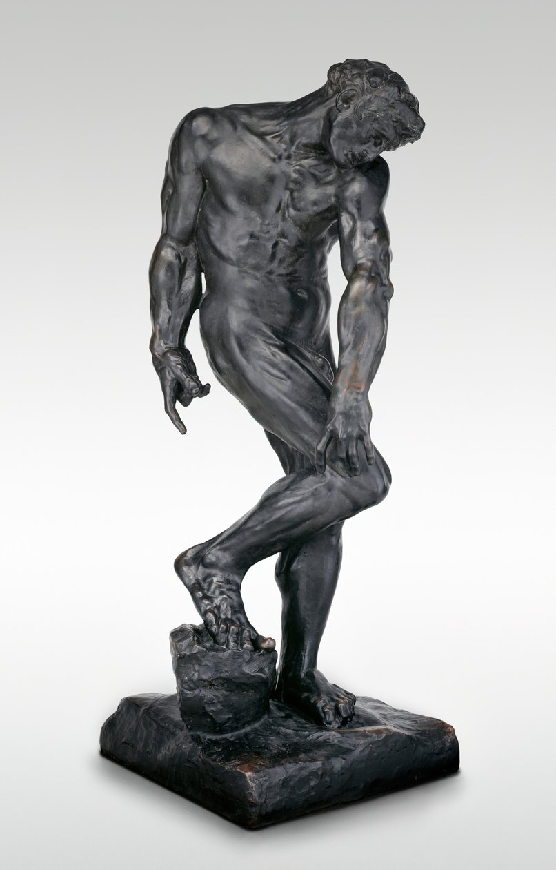 Adam, modelliert 1881, gegossen um 1924 von Auguste Rodin
