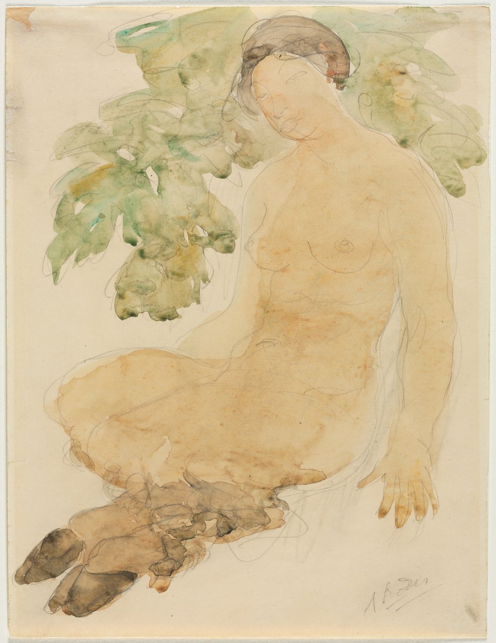 Faunesse, um 1905 von Auguste Rodin