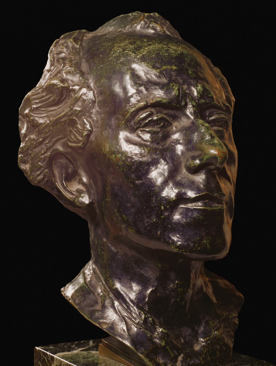 Gustav Mahler, Komponist und Dirigent (Bronze) von Auguste Rodin