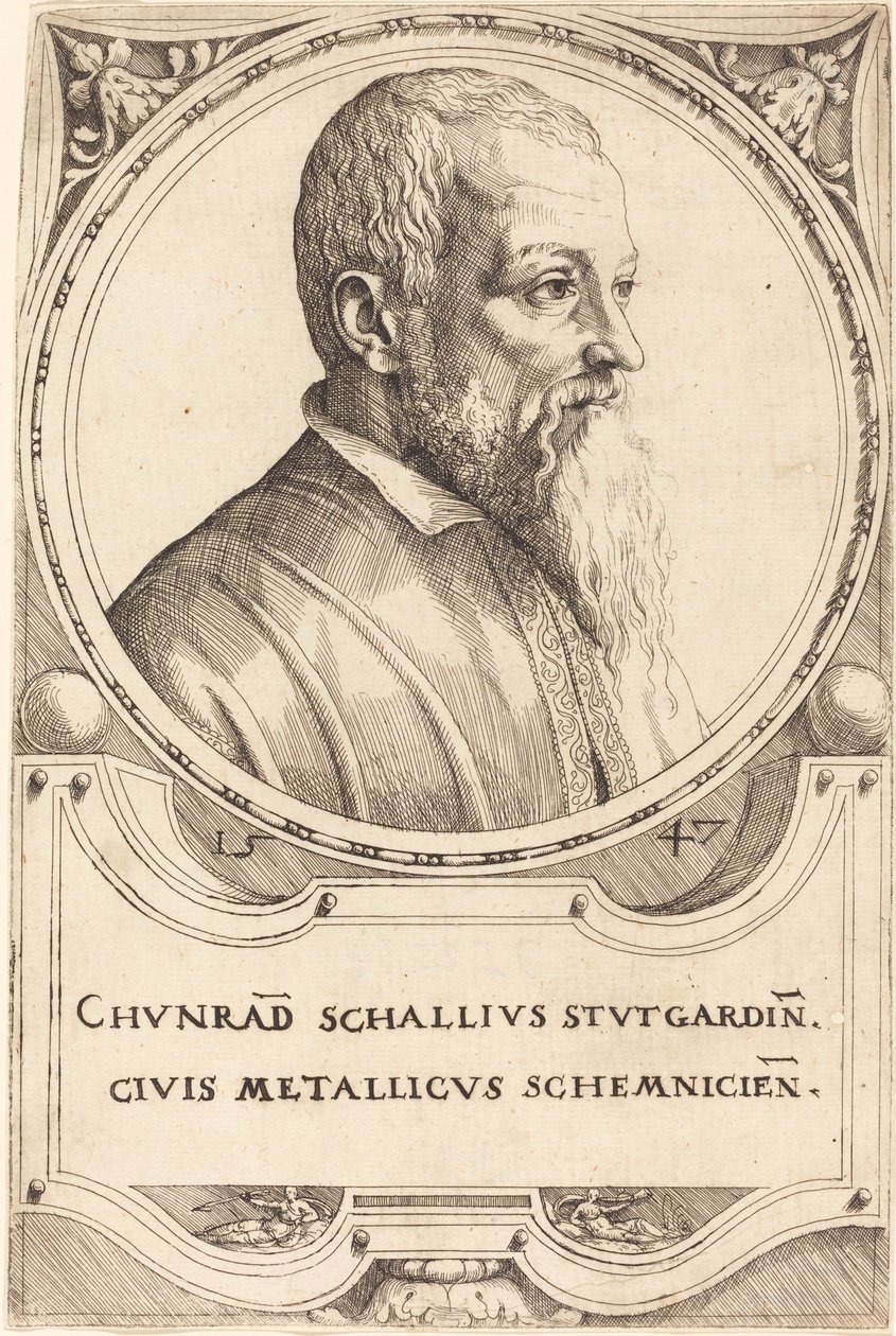 Conrad Schall, 1547 von Augustin Hirschvogel