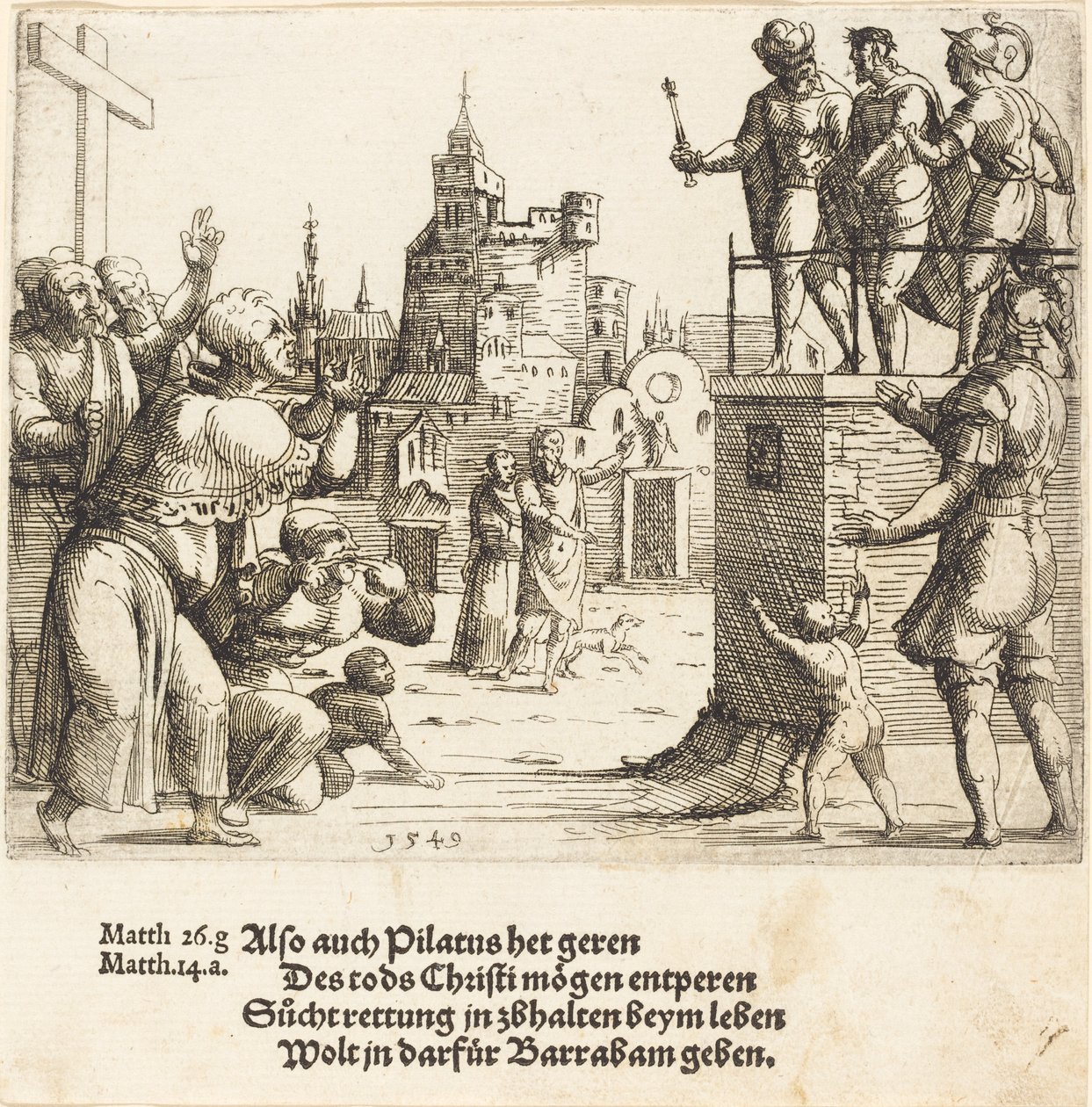Ecce Homo, 1549 von Augustin Hirschvogel