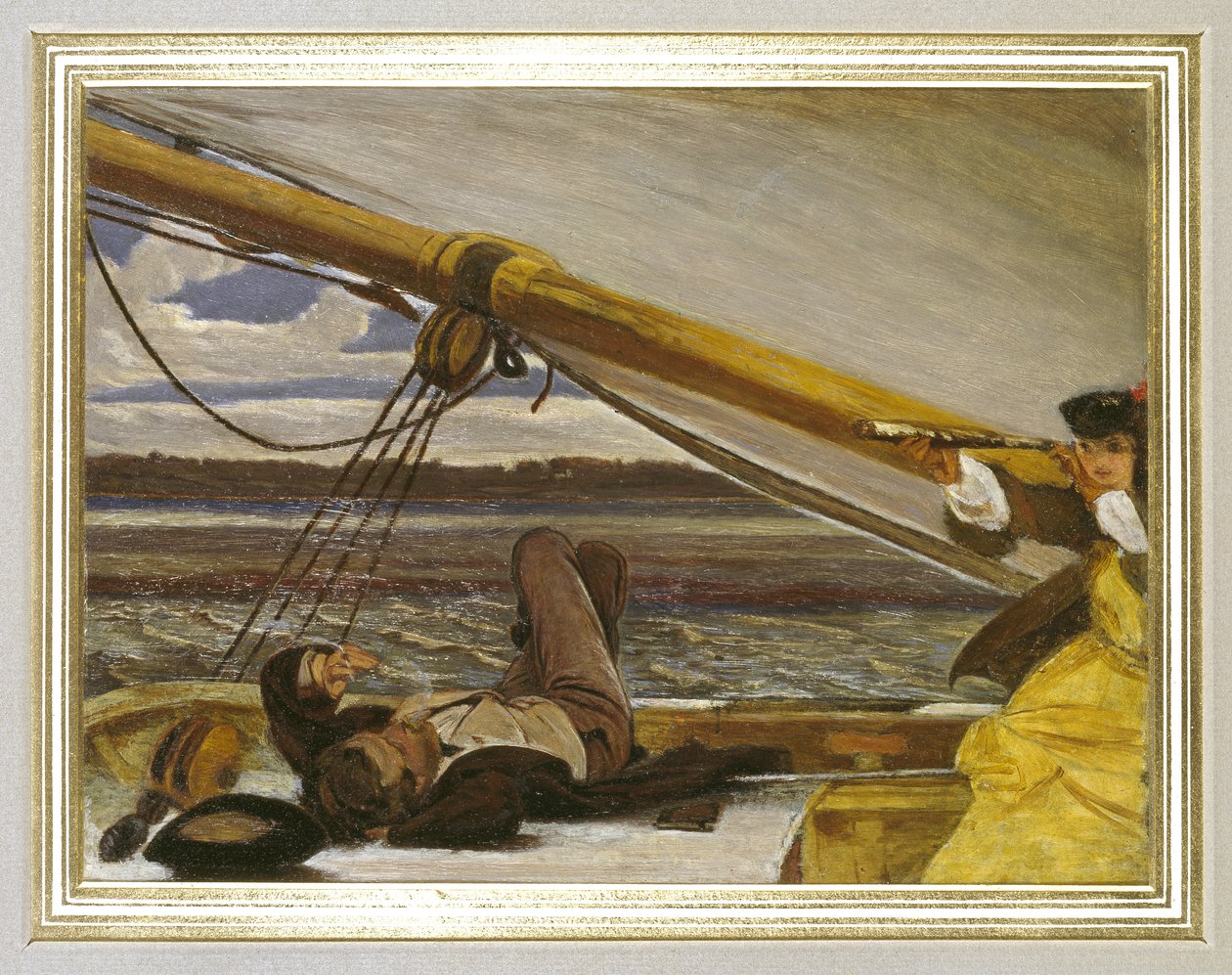 Auf großer Fahrt, 19. Jahrhundert von Augustus Leopold Egg