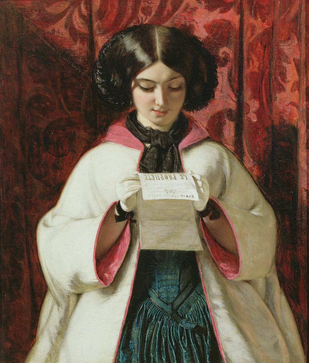 Der Opernmantel, 1851 von Augustus Leopold Egg