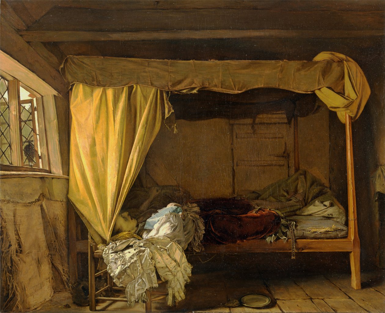 Der Tod von Buckingham, 1850er Jahre von Augustus Leopold Egg