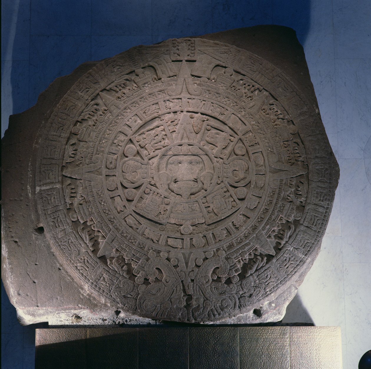 Der große Kalenderstein, Späte Postklassische Periode (1300-1521) von Aztec