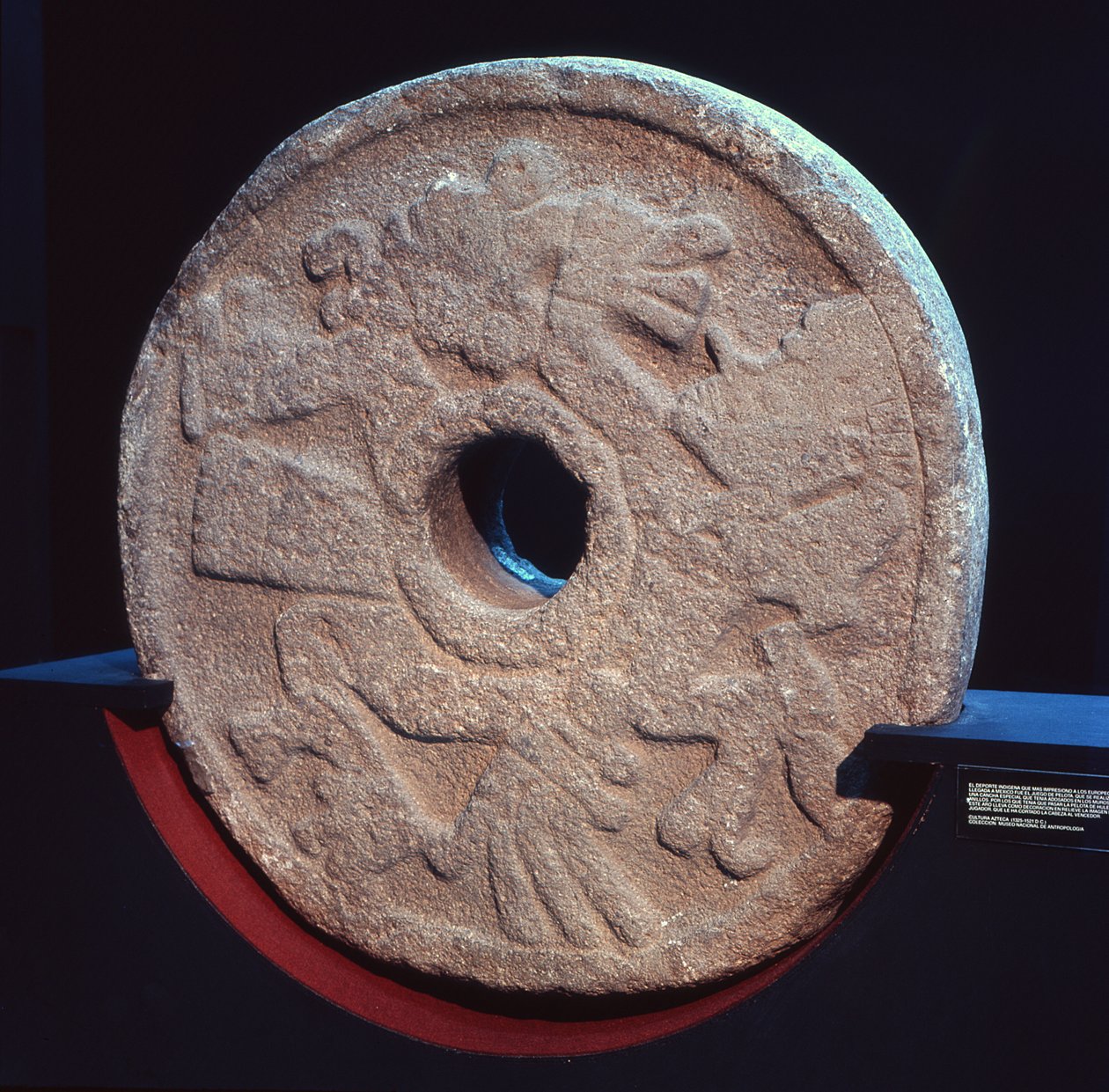 Stein, verwendet beim Pelota-Spiel von Aztec