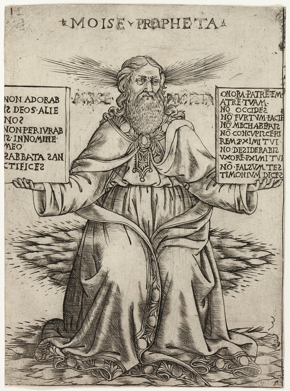 Der Prophet Moses von Baccio Baldini