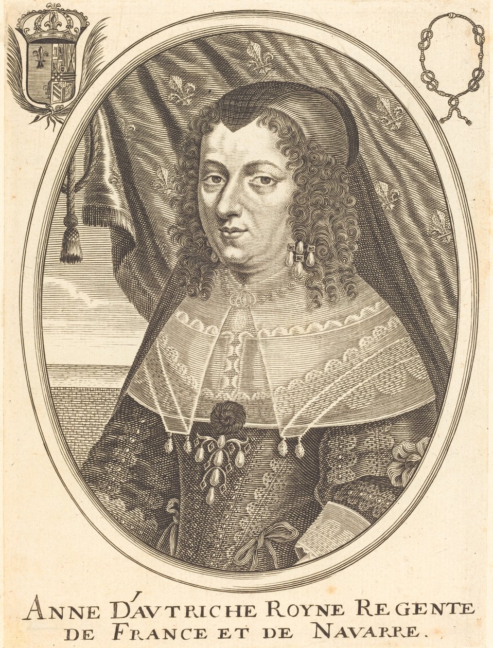 Anna von Österreich von Balthasar Moncornet