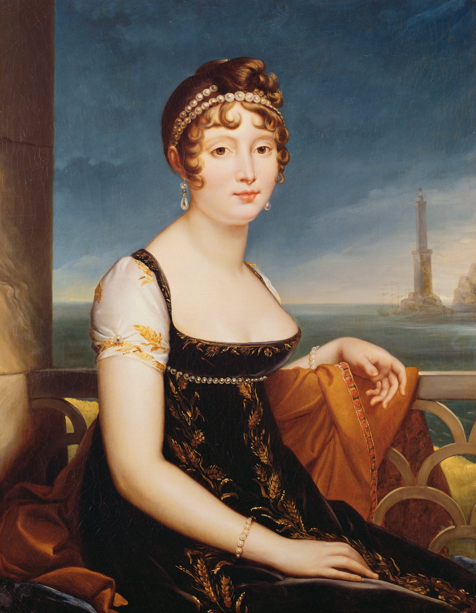 Porträt von Caroline Bonaparte, Königin von Neapel von Baron François Pascal Simon Gérard