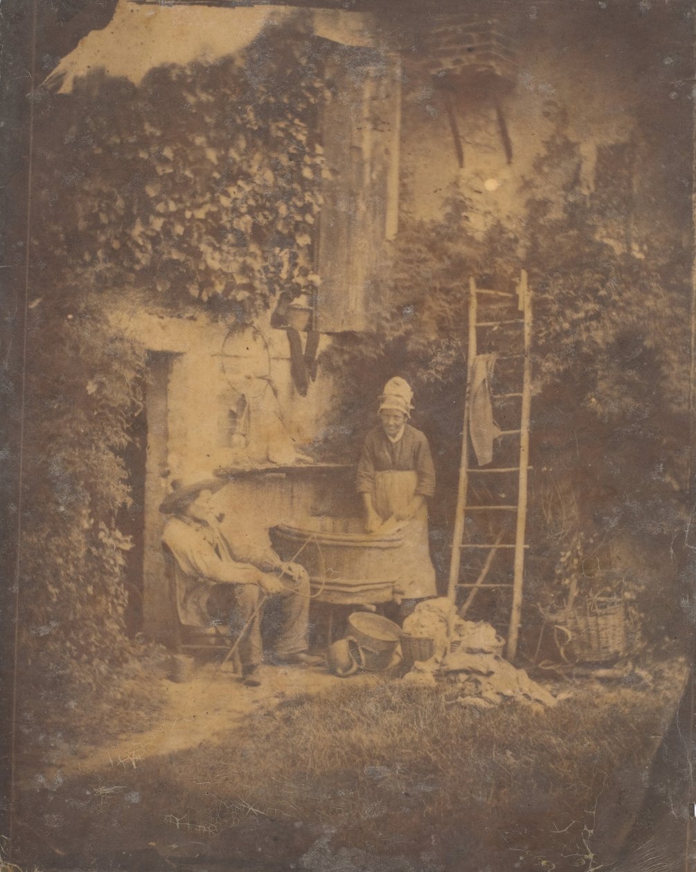 Die Wäscherei, 1840er Jahre von Baron Louis Adolphe Humbert De Molard