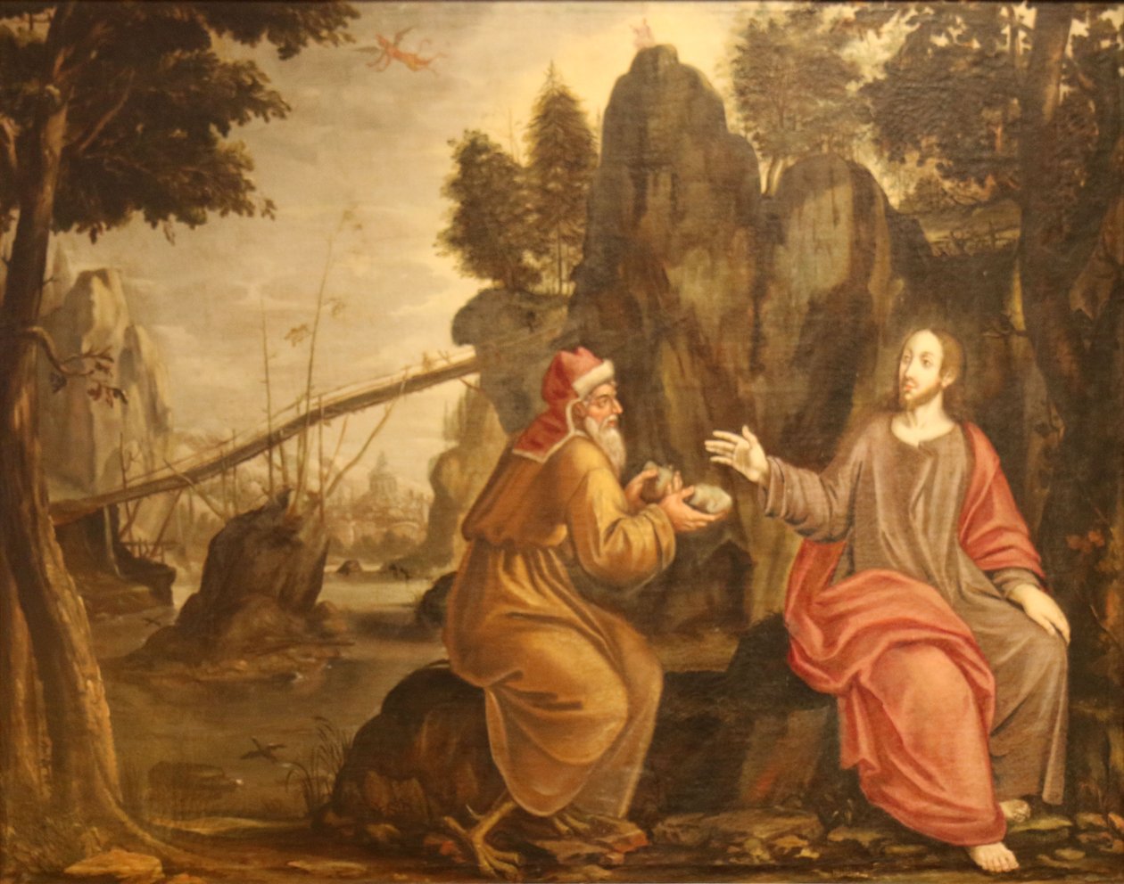 Jesus in der Wüste von Barthélemy Parrocel