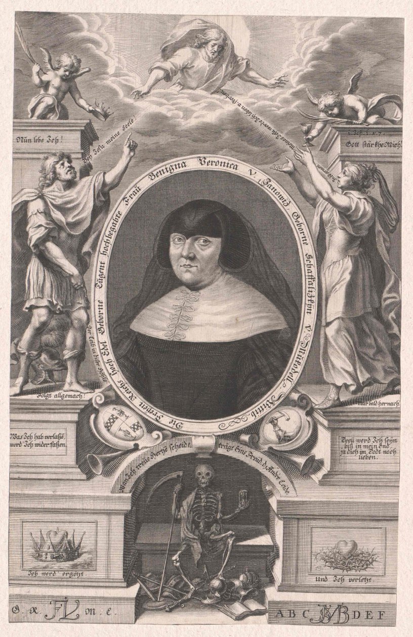 Benigna Veronica Schaffalizky von Mukodell (Druck) von Bartholomäus Kilian