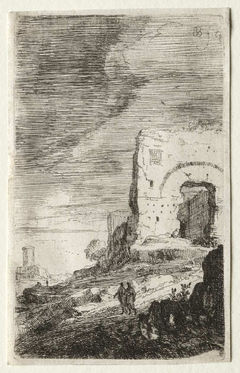Die Bäder von Caracalla von Bartholomeus Breenberg