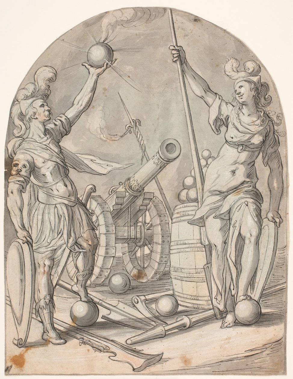 Mars und Bellona von Bartholomeus Spranger