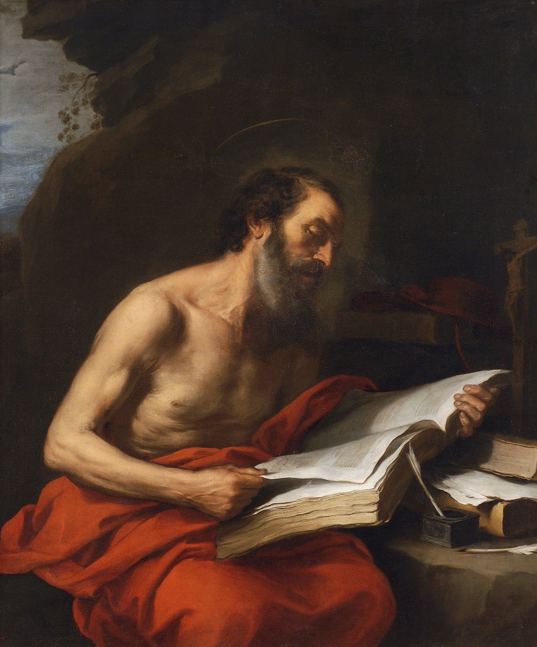 Heiliger Hieronymus beim Lesen von Bartolomé Esteban Murillo