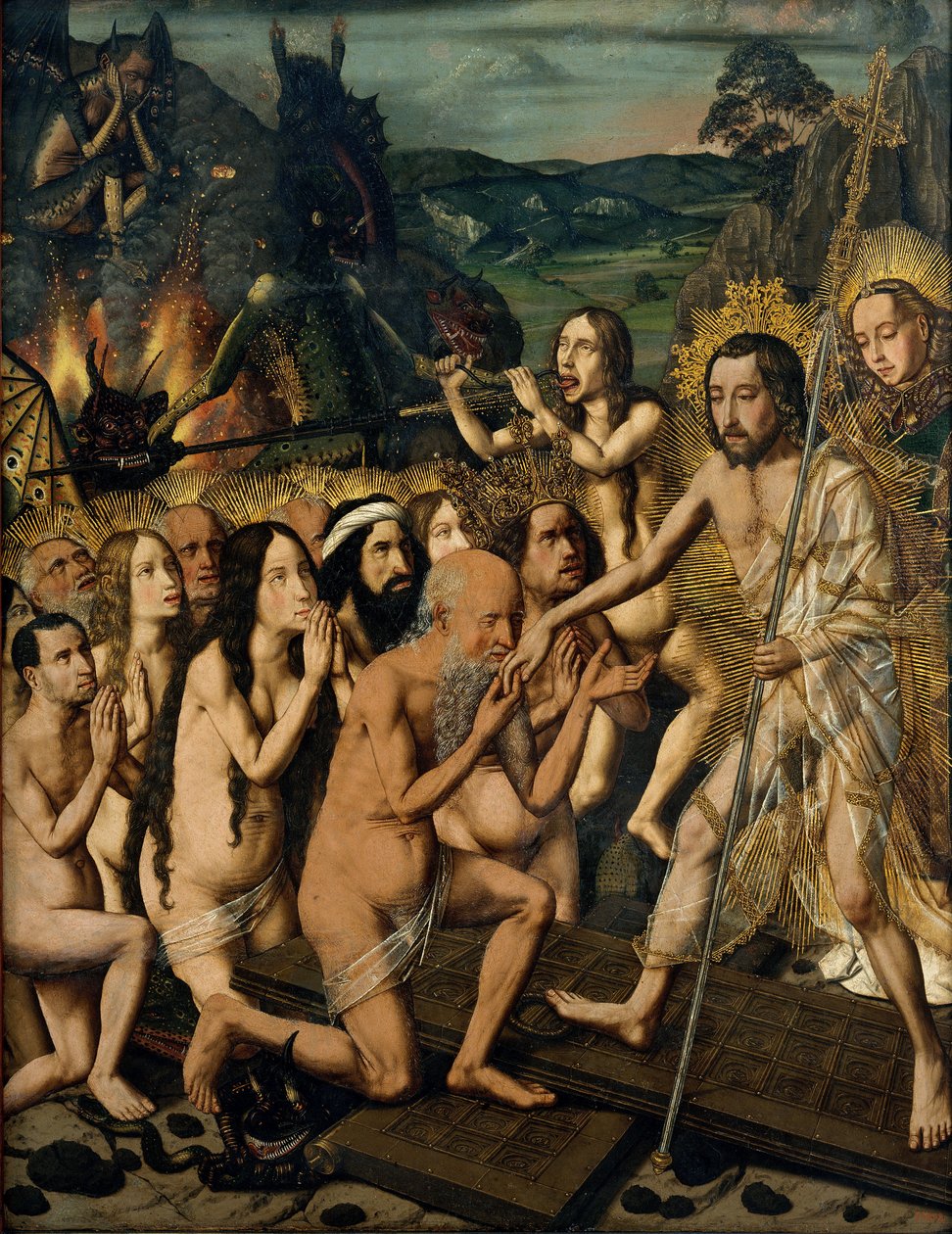 Abstieg Christi in die Vorhölle von Bartolomé Bermejo