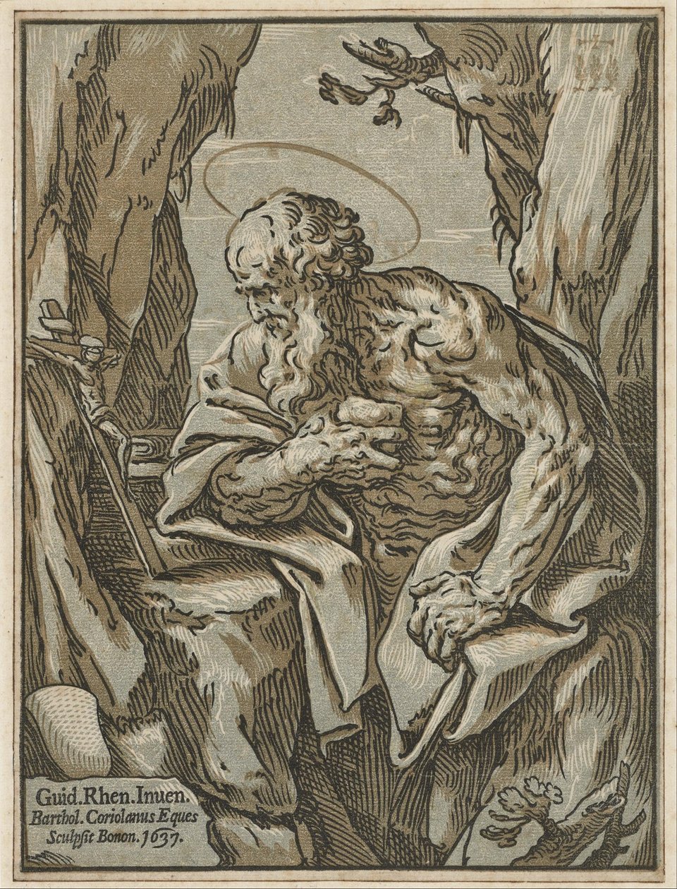Heiliger Hieronymus von Bartolomeo Coriolano