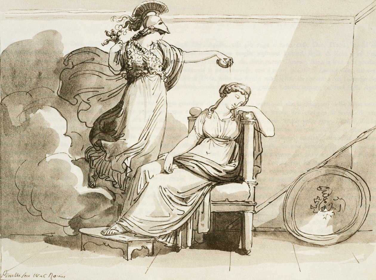 Penelope verschönert von Minerva von Bartolomeo Pinelli