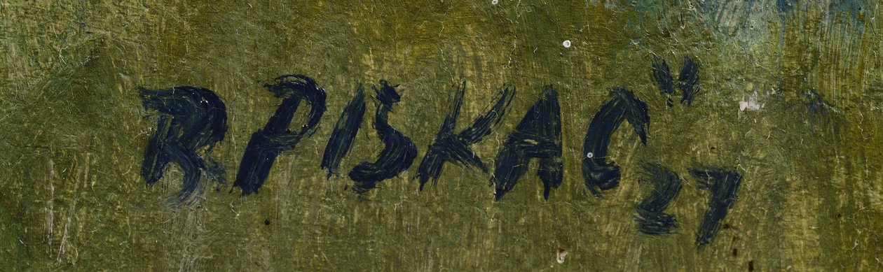Bedřich Piskač - Signatur von Bedřich Piskač