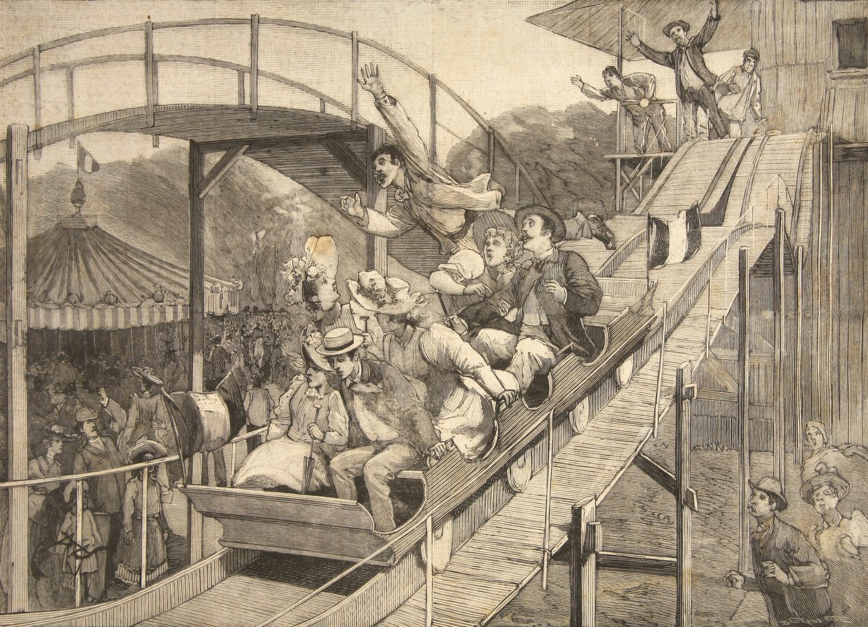 Jahrmarktunfall in den Russischen Bergen, Saint-Cloud, aus 
