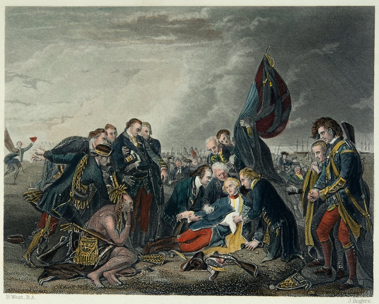 Tod von General Wolfe von Benjamin after West