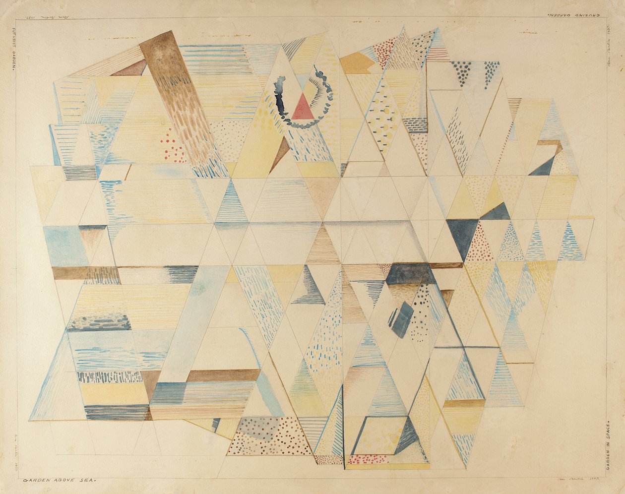 Futuristischer Garten, 1937 von Benjamin F. Berlin
