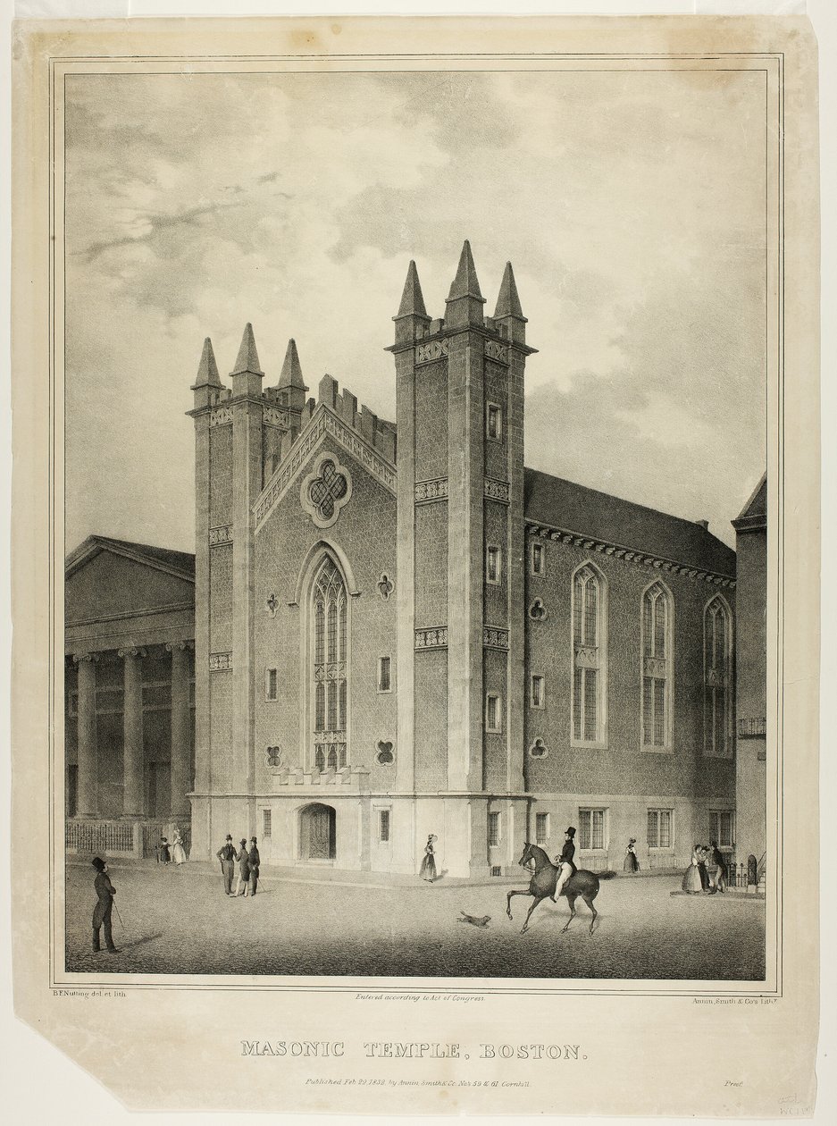 Freimaurertempel, Boston von Benjamin F. Nutting