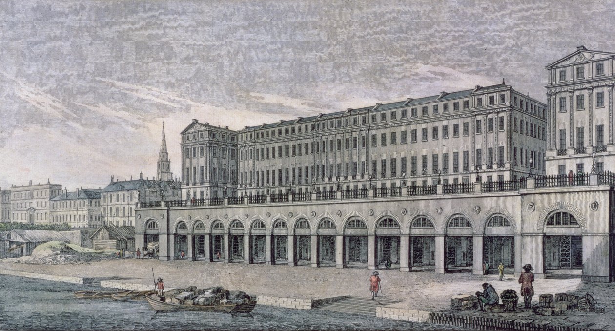 Die Gebäude namens Adelphi, London, 1771 von Benjamin Green
