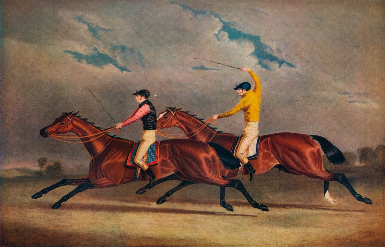 Matilda schlägt Mameluke, St. Leger, 1827 von Benjamin Herring