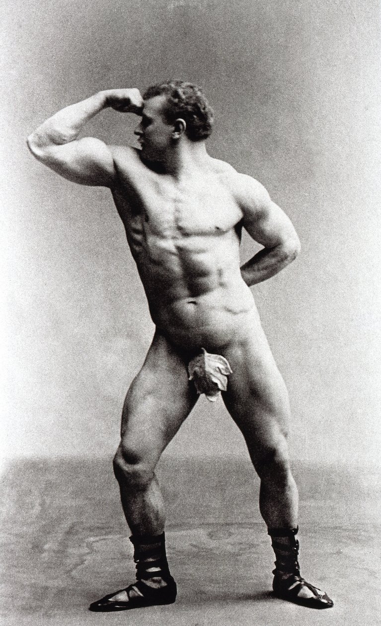 Deutscher Bodybuilder Eugen Sandow von Benjamin J. Falk