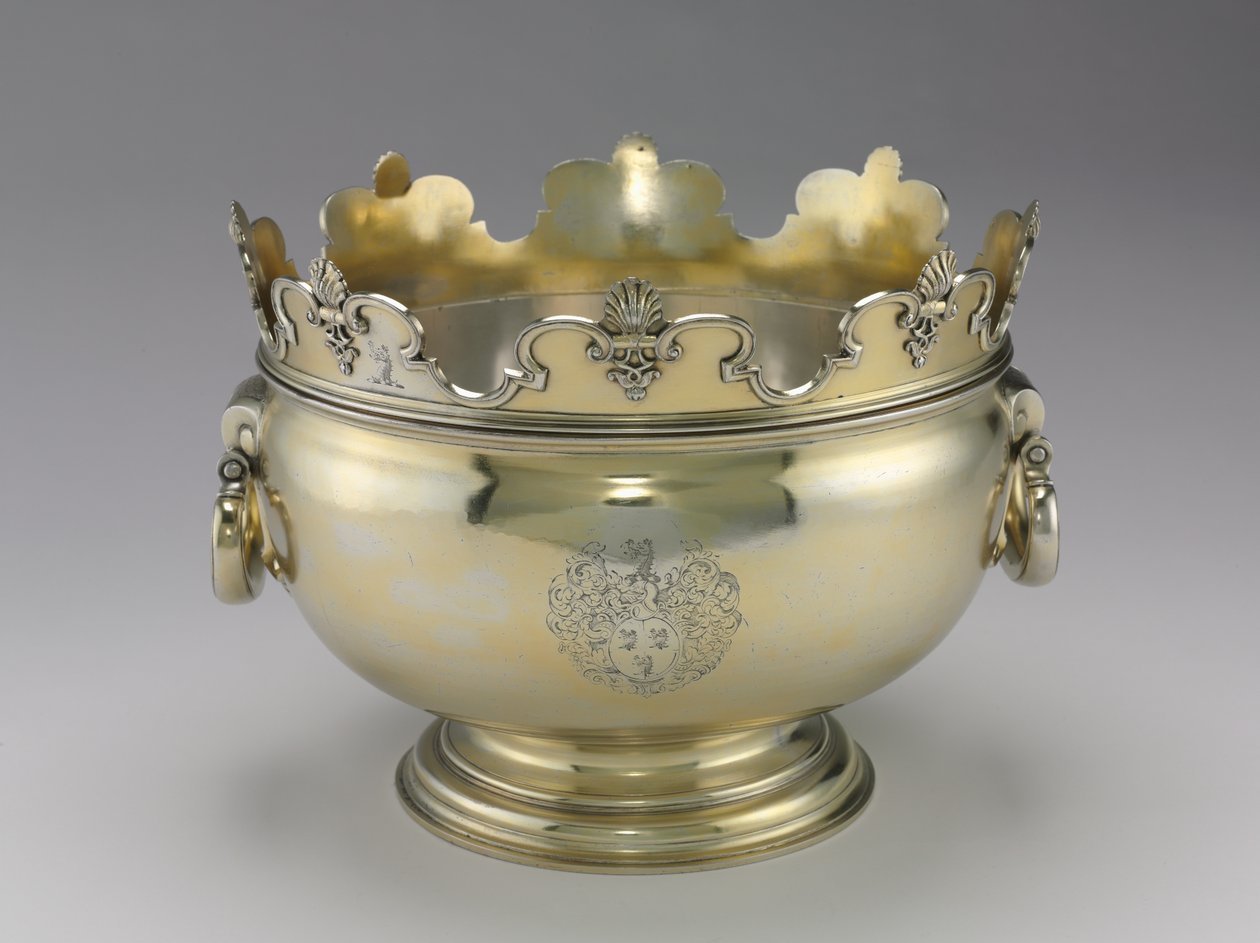 Monteith-Punschschale, 1715-16 von Benjamin Pyne