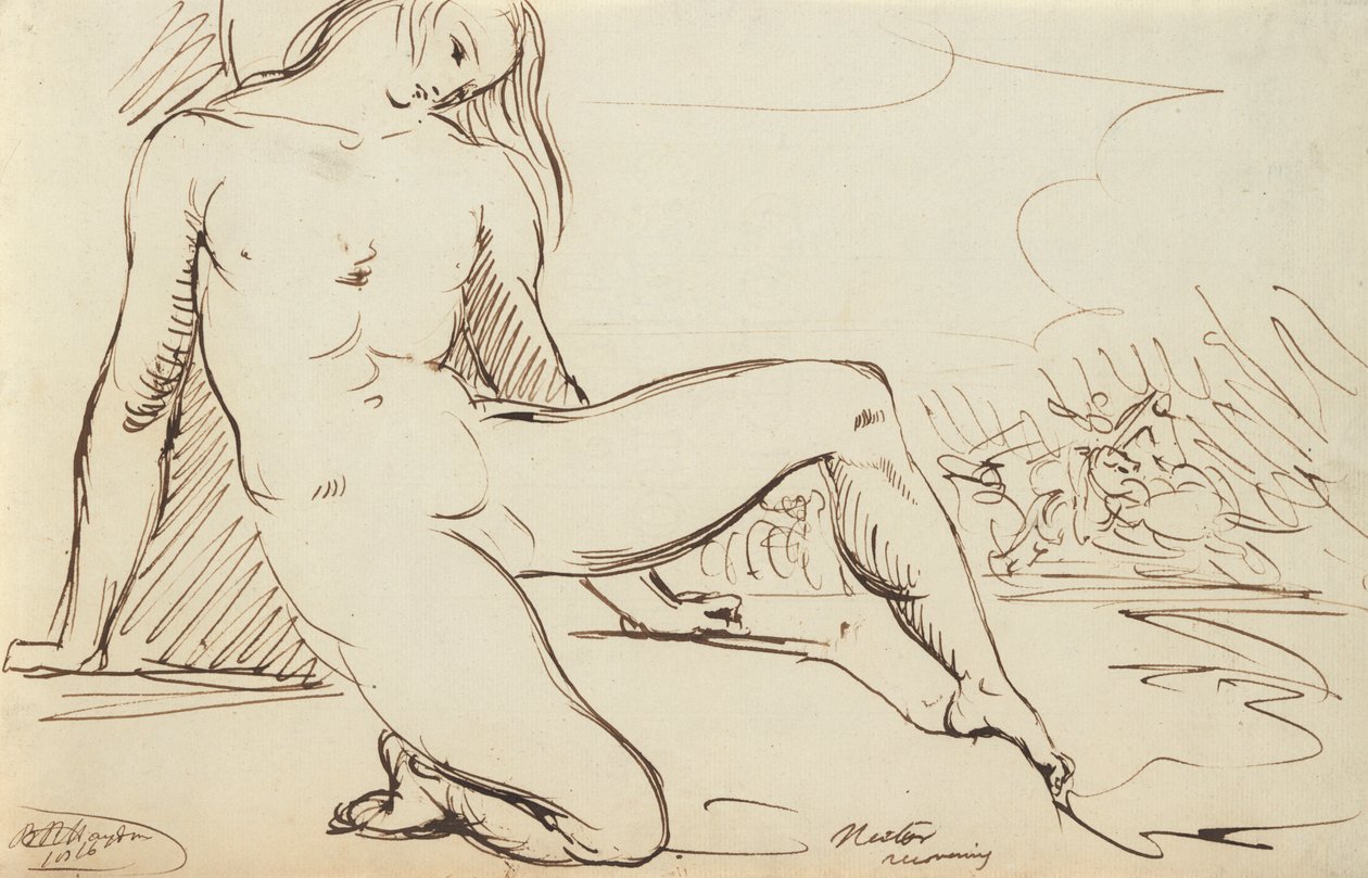 Studie einer nackten Figur von Benjamin Robert Haydon