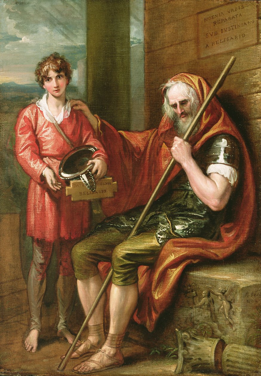 Belisarius und der Junge, 1802 von Benjamin West