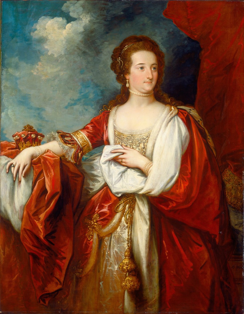 Elizabeth, Gräfin von Effingham, ca. 1797 von Benjamin West