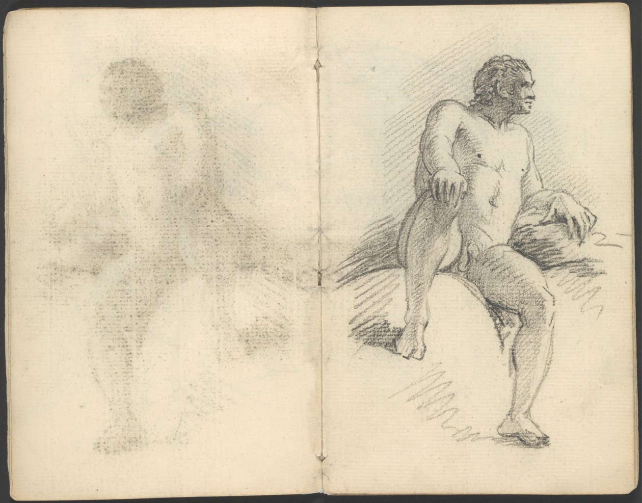 Skizzenbuch mit Figuren- und Kompositionsstudien von Benjamin West