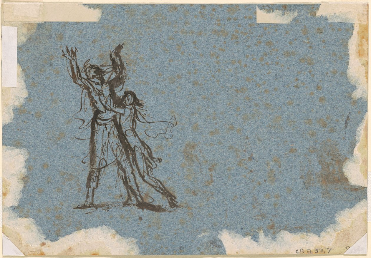 Studie für "Jephtas Tochter" von Benjamin West