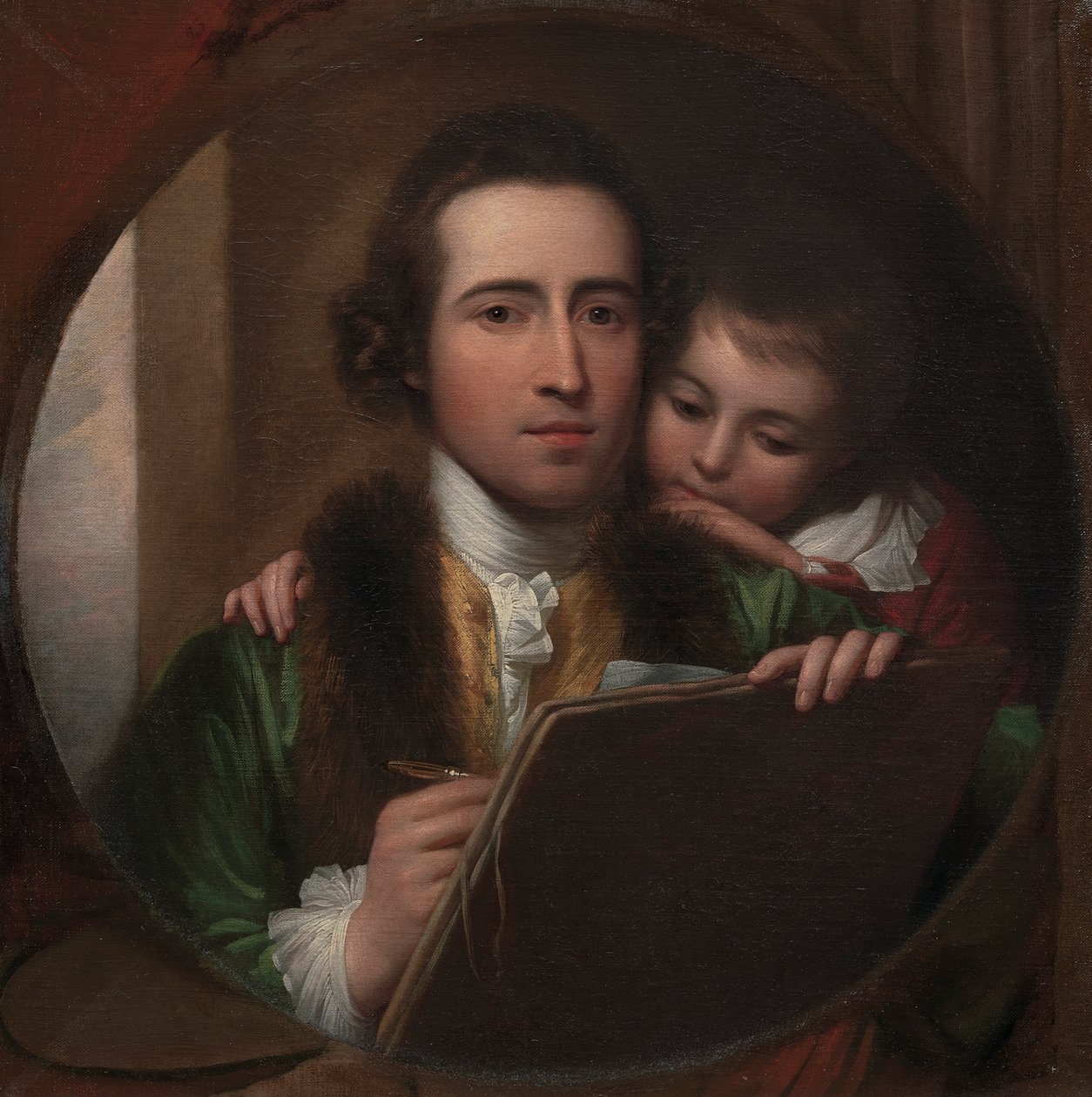 Der Künstler und sein Sohn Raphael von Benjamin West