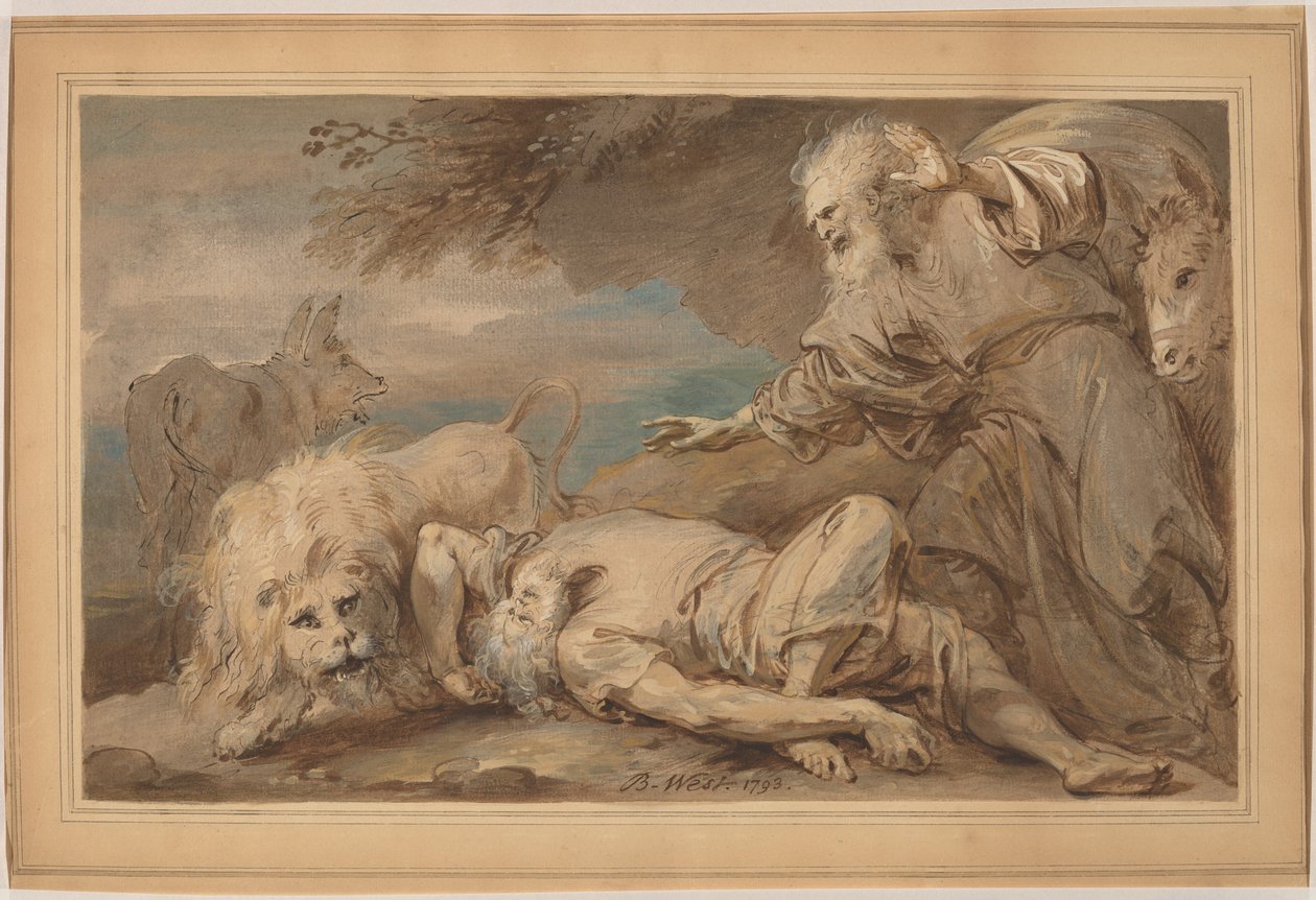 Der ungehorsame Prophet von Benjamin West
