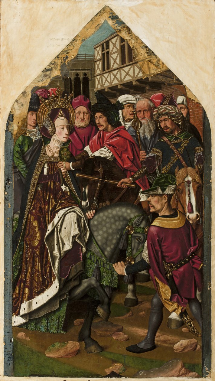 Die Verhaftung von Santa Engracia, 1474-77 von Bartolomé Bermejo