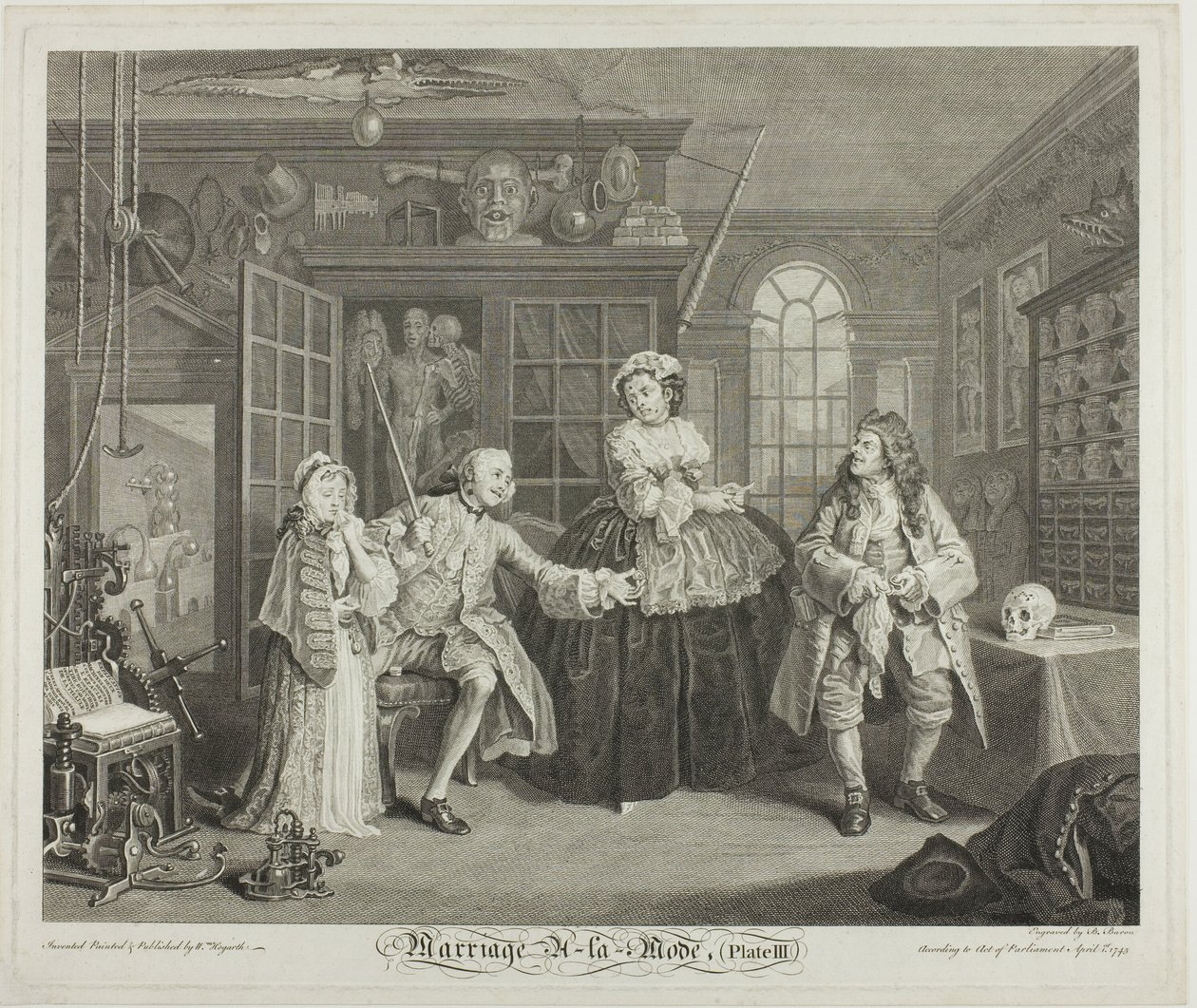 Tafel Drei, aus Marriage à la Mode von Bernard Baron