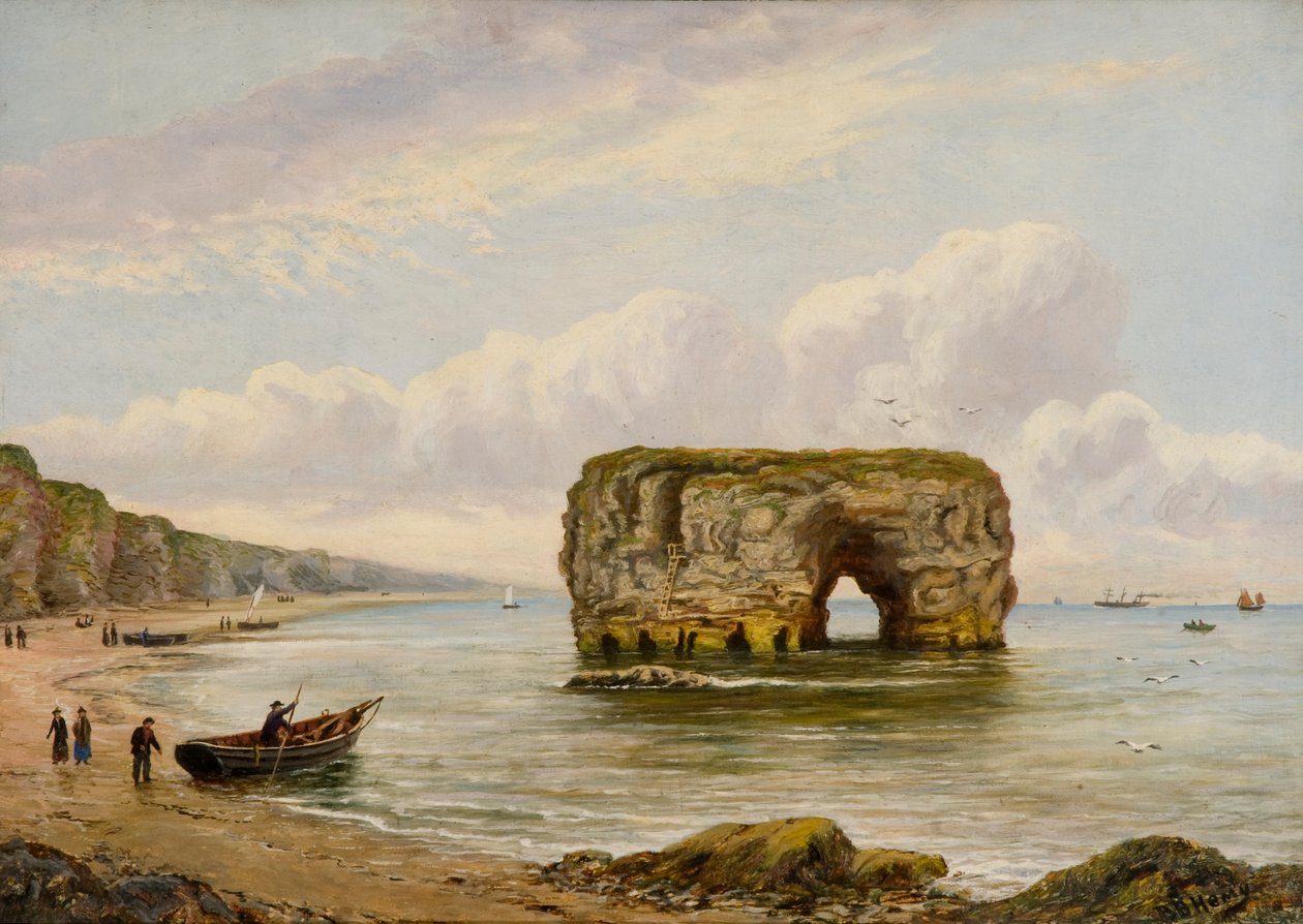 Marsden Rock, um 1880-1900 von Bernard Benedict Hemy