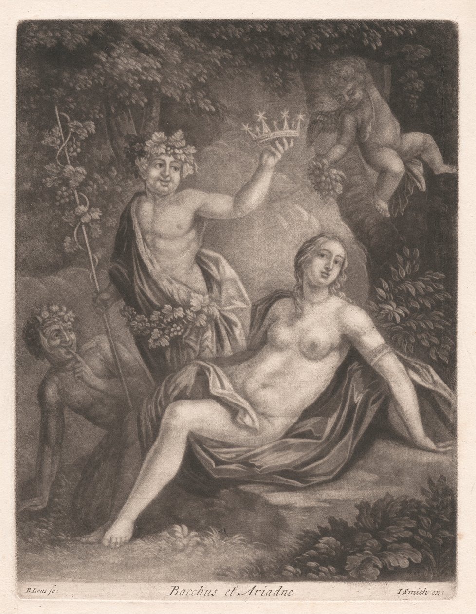Bacchus und Ariadne von Bernard Lens