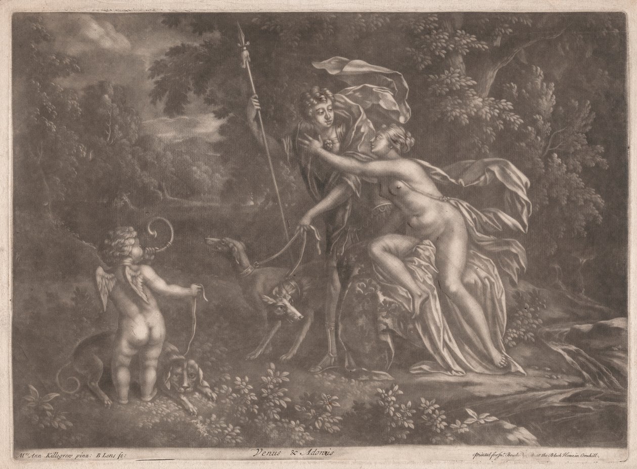 Venus und Adonis von Bernard Lens
