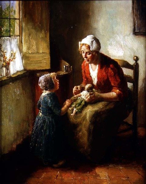 Mutter und Kind von Bernard de Hoog