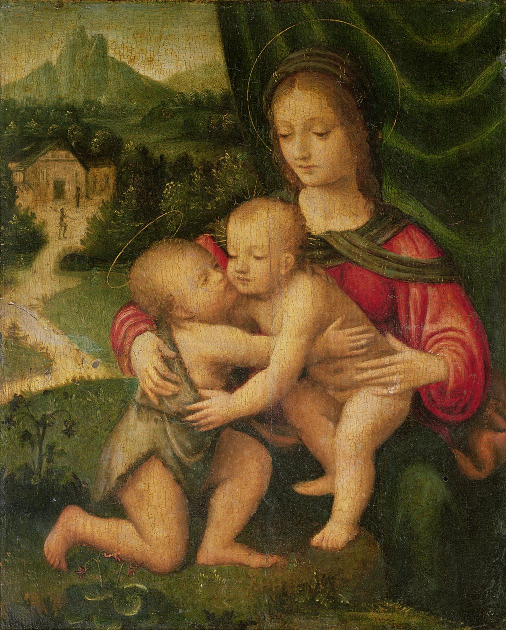 Madonna und Kind mit St. Johannes von Bernardino Luini