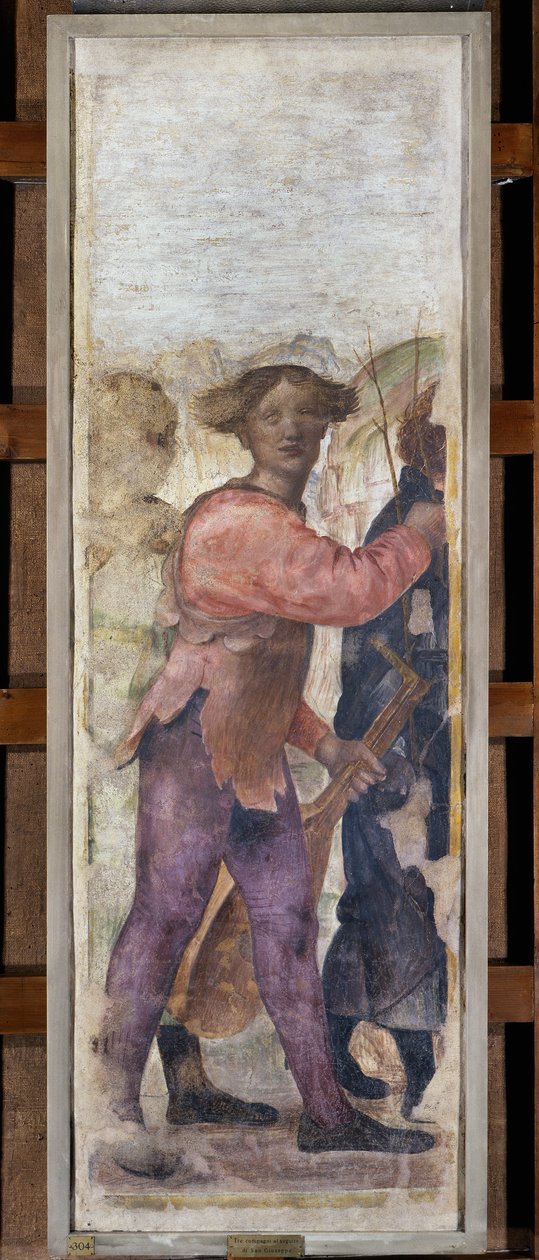 Drei junge Männer von Bernardino Luini