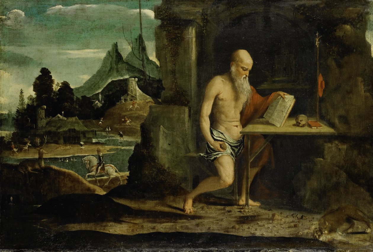 Heiliger Hieronymus von Bernardino da Brescia (attributed to)