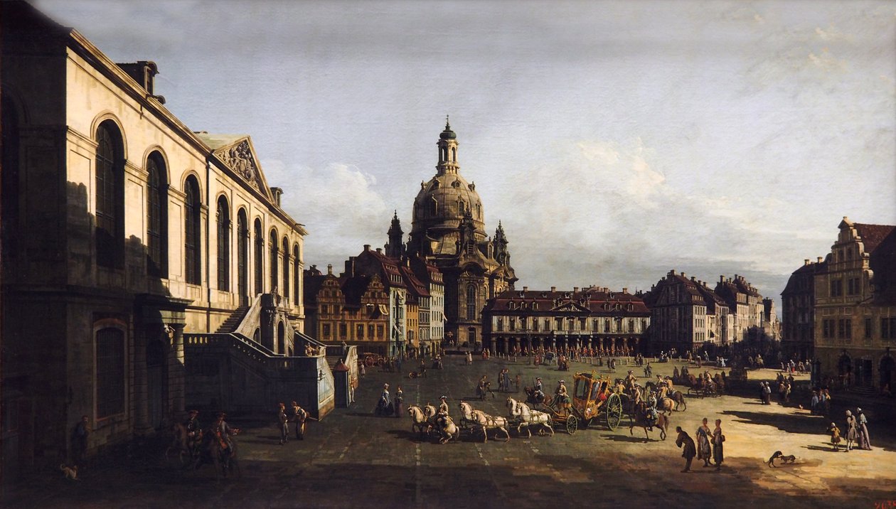Der Neue Markt in Dresden von Bernardo Bellotto